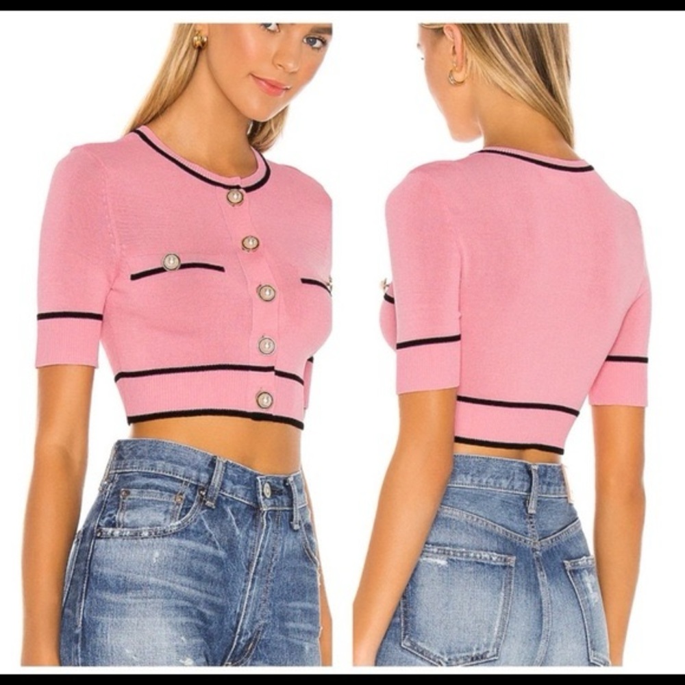 Lovers & Friends - Pearl Short Sleeve Cardigan